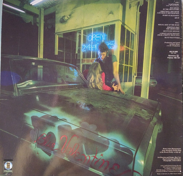 Tom Waits - Blue Valentine (Vinyl, LP, Album, Reissue, Stereo) Very Good Plus (VG+) / Near Mint (NM or M-)