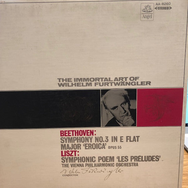 Wilhelm Furtwängler - The Immortal Art Of Wilhelm Furtwängler (Vinyl, LP) Very Good Plus (VG+) / Very Good Plus (VG+)