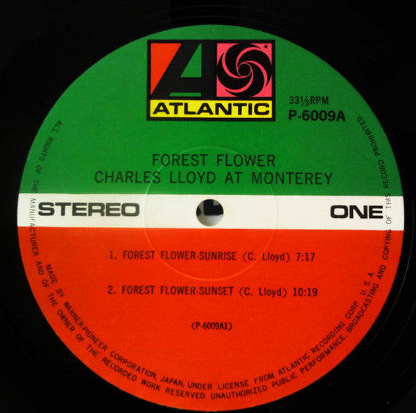 Charles Lloyd - Forest Flower (Vinyl, LP, Album, Reissue) Very Good (VG) / Good Plus (G+)