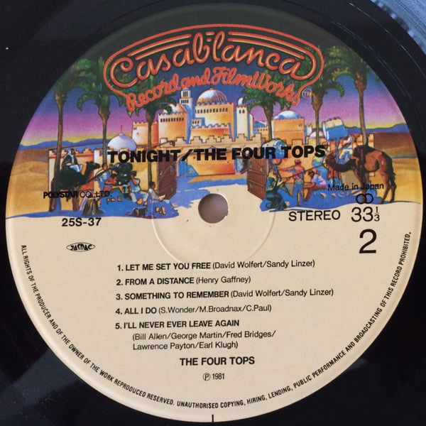 Four Tops - Tonight! (Vinyl, LP, Album)