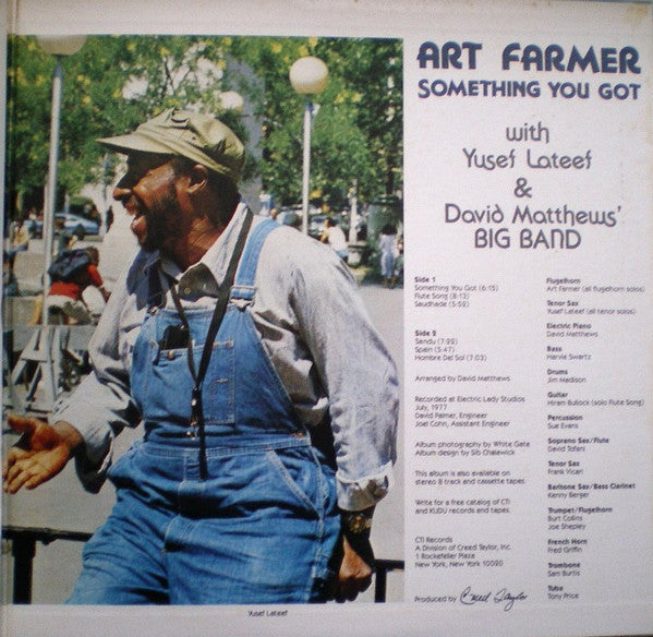 Art Farmer - Something You Got (Vinyl, LP, Album, Promo) Very Good Plus (VG+) / Good Plus (G+)