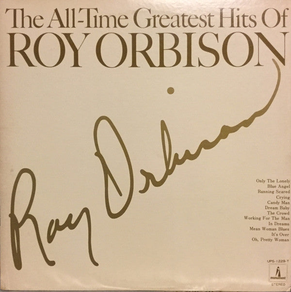 Roy Orbison - The All Time Greatest Hits (Vinyl, LP, Compilation) Very Good Plus (VG+) / Good Plus (G+)