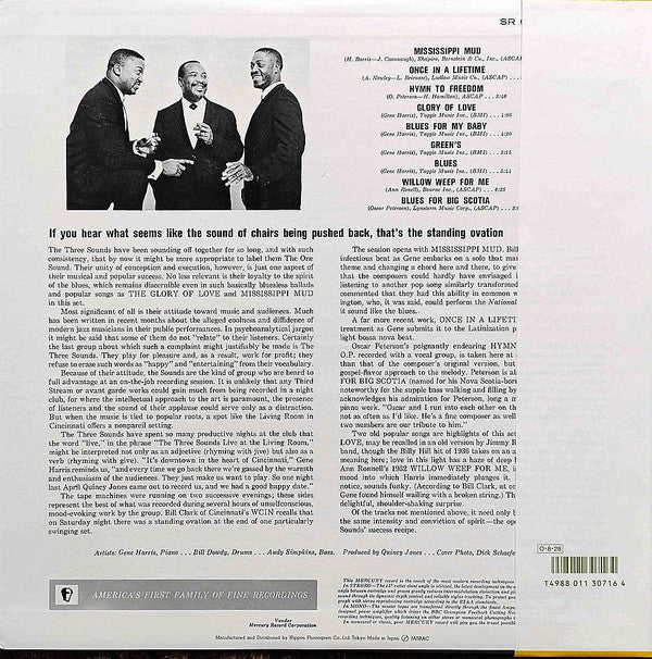 The Three Sounds - Live At The Living Room (Vinyl, LP, Album, Reiss...