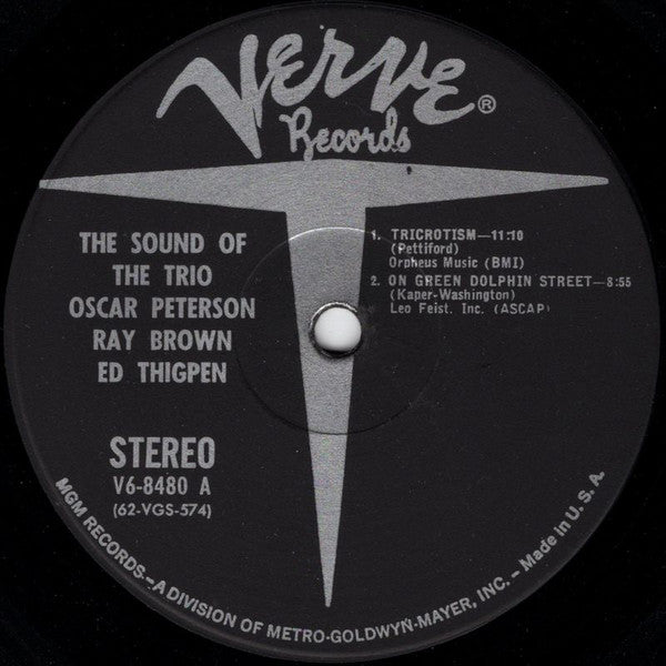Oscar Peterson - The Sound Of The Trio (Vinyl, LP, Album, Stereo) Very Good (VG) / Very Good (VG)