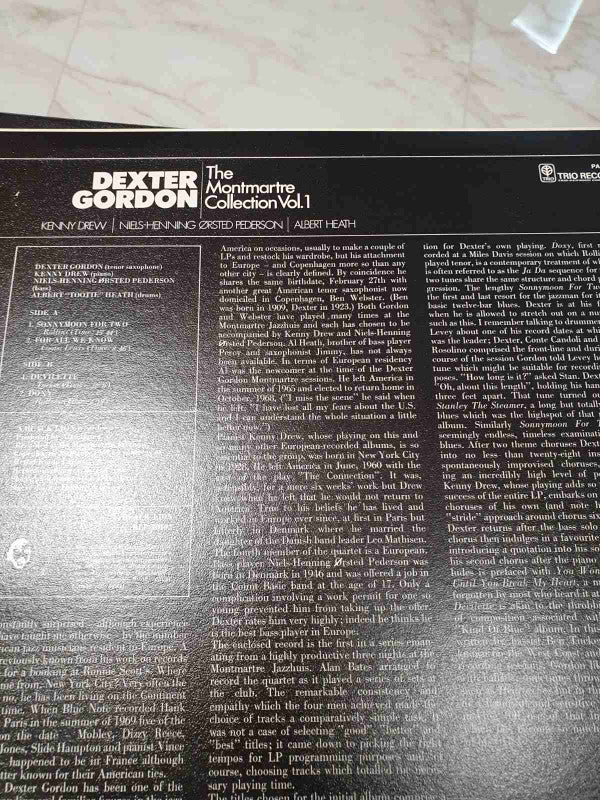 Dexter Gordon - The Montmartre Collection Vol. 1 (Vinyl, LP, Album, Stereo) Very Good Plus (VG+) / Very Good Plus (VG+)