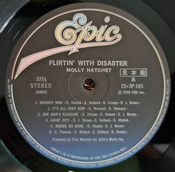 Molly Hatchet - Flirtin' With Disaster (Vinyl, LP, Album, Promo)