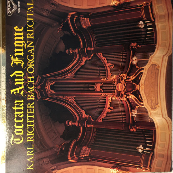 Karl Richter - Toccata And Fugue (Richter Bach Organ Recital) (Vinyl, LP, Album, Reissue, Stereo) Near Mint (NM or M-) / Very Good Plus (VG+)