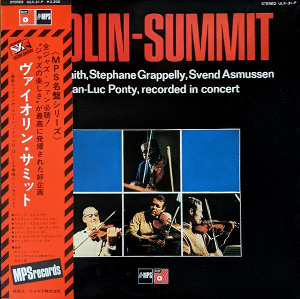 Stuff Smith - Violin-Summit (Vinyl, LP, Album, Reissue, Stereo) Very Good Plus (VG+) / Very Good Plus (VG+)