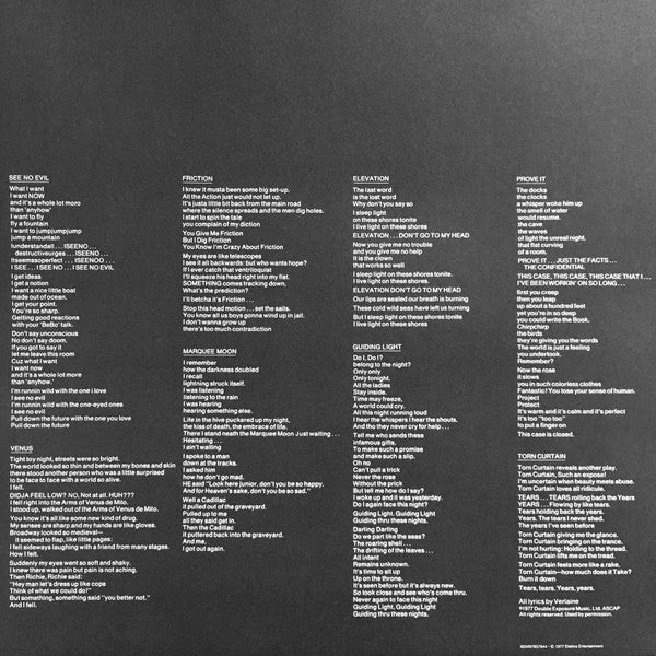 Television - Marquee Moon (Vinyl, Vinyl, All Media, LP, Album, Reissue, LP, Compilation, Limited Edition) Near Mint (NM or M-) / Near Mint (NM or M-)