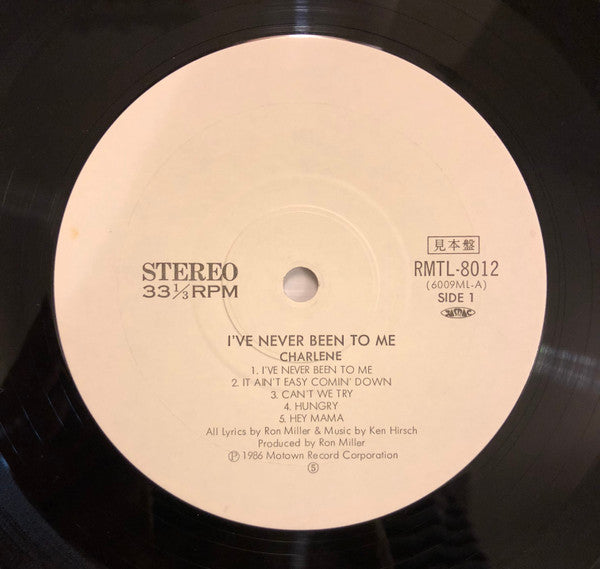 Charlene - I've Never Been To Me (Vinyl, LP, Album, Promo, Reissue) Near Mint (NM or M-) / Near Mint (NM or M-)