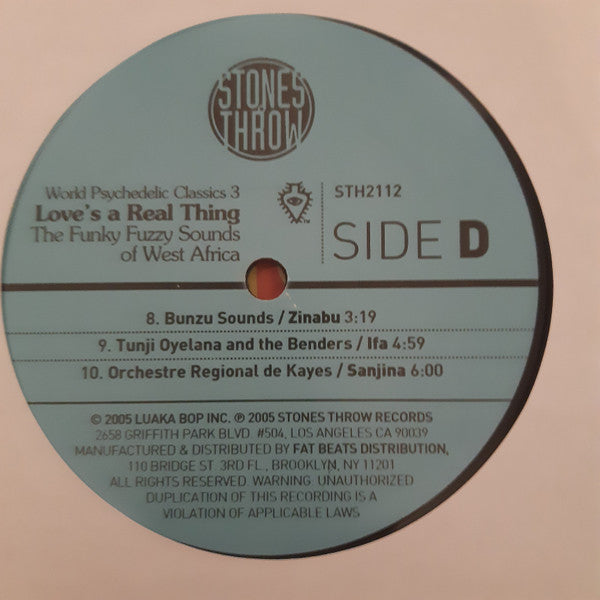 Various - Love's A Real Thing (The Funky Fuzzy Sounds Of West Africa) (2xVinyl, LP, Compilation) Very Good Plus (VG+) / Very Good (VG)