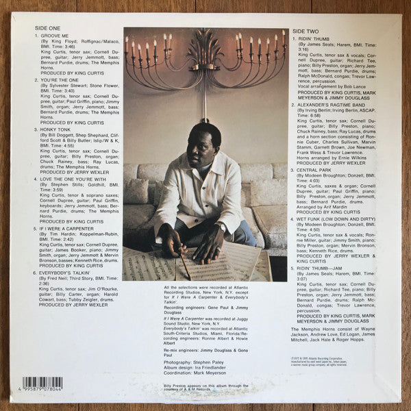 King Curtis - Everybody's Talkin' (Vinyl, LP, Album) Very Good Plus (VG+) / Very Good (VG)
