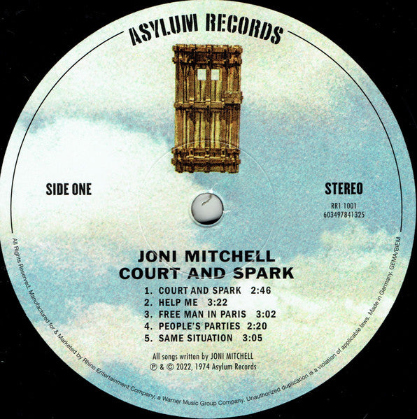 Joni Mitchell - Court And Spark (Vinyl, LP, Album, Reissue, Remastered, Stereo) Near Mint (NM or M-) / Near Mint (NM or M-)