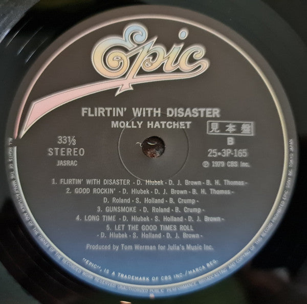 Molly Hatchet - Flirtin' With Disaster (Vinyl, LP, Album, Promo)