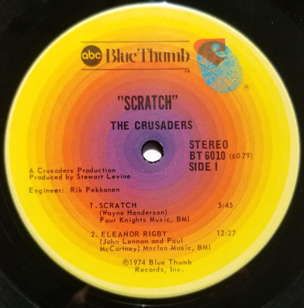 The Crusaders - Scratch (Vinyl, LP, Album, Reissue) Very Good Plus (VG+) / Very Good (VG)