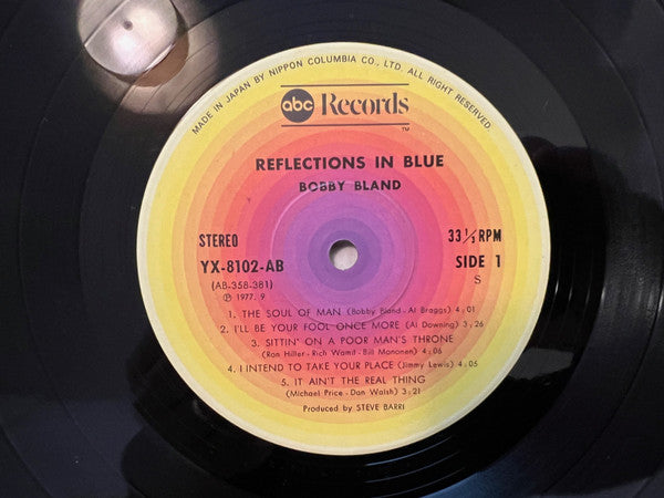 Bobby Bland - Reflections In Blue (Vinyl, LP, Album) Very Good Plus (VG+) / Good Plus (G+)