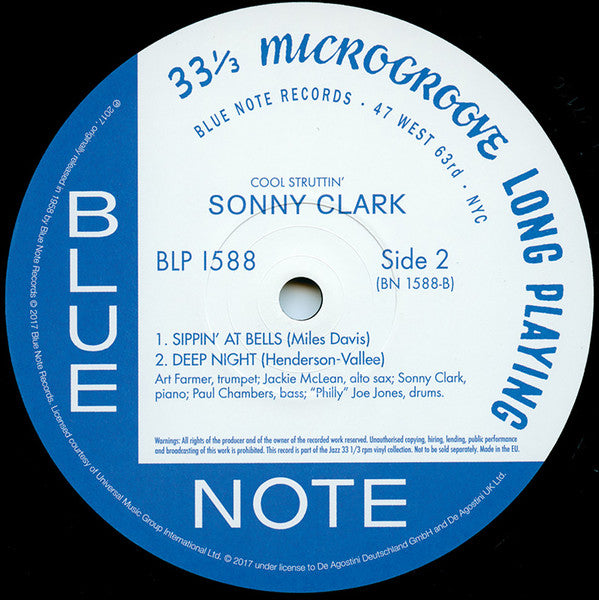 Sonny Clark - Cool Struttin' (Vinyl, LP, Album, Reissue)