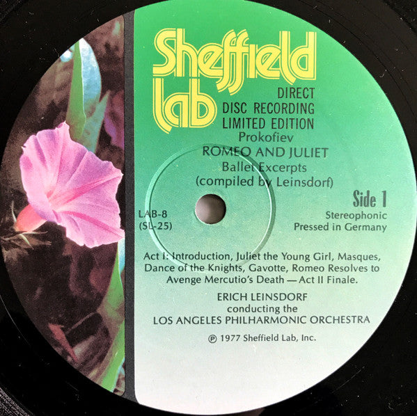 Sergei Prokofiev - Excerpts From The Ballet, Romeo And Juliet (Vinyl, LP, Album, Limited Edition, Reissue, Repress, Stereo) Very Good Plus (VG+) / Very Good Plus (VG+)