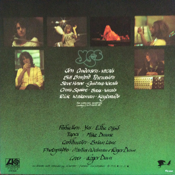 Yes - Close To The Edge = Kiseki (Vinyl, LP, Album) Very Good Plus (VG+) / Very Good (VG)