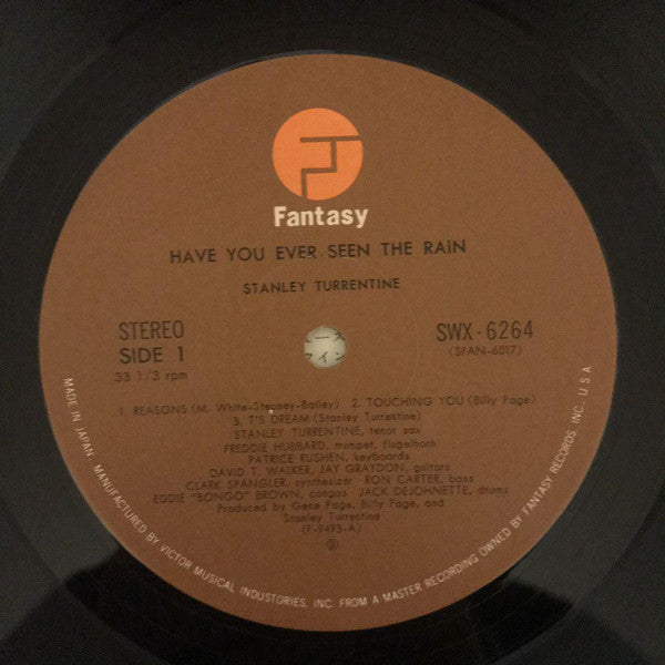 Stanley Turrentine - Have You Ever Seen The Rain (Vinyl, LP, Album) Good Plus (G+) / Good Plus (G+)