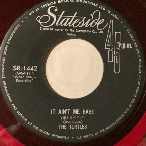 The Turtles - It Ain't Me Babe / Almost There (Vinyl, 7", Single, 45 RPM) Very Good (VG) / Very Good (VG)