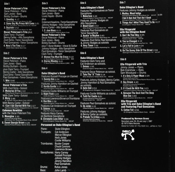 Various - The Greatest Jazz Concert In The World (4xBox Set, Vinyl, LP, Album, Reissue) Good Plus (G+) / Good Plus (G+)