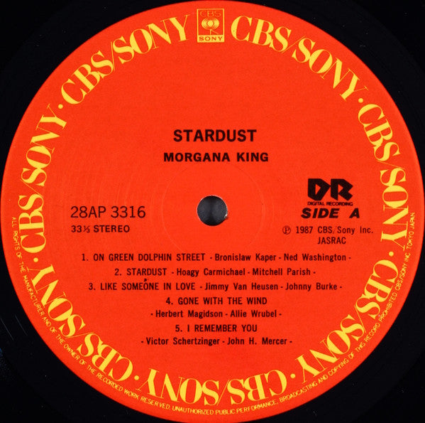 Morgana King - Stardust (Vinyl, LP, Album) Very Good (VG) / Very Good (VG)