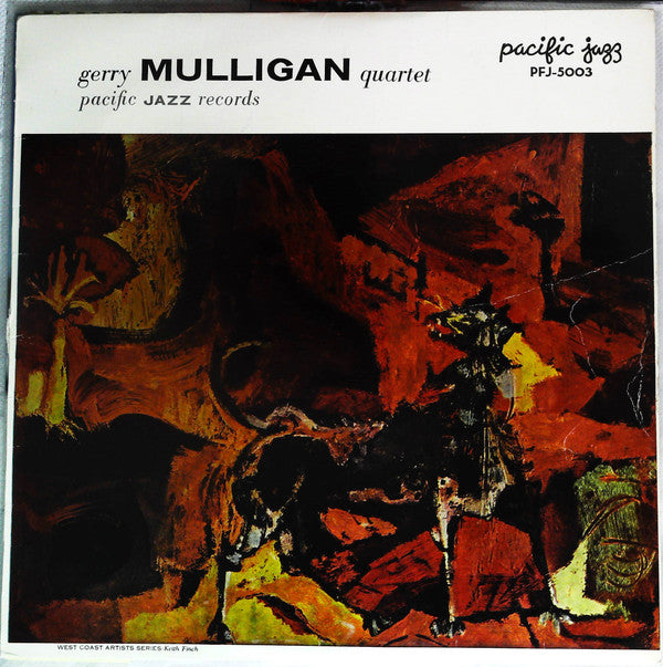 Gerry Mulligan Quartet - Gerry Mulligan Quartet (Vinyl, LP, Album, Mono) Very Good Plus (VG+) / Very Good (VG)