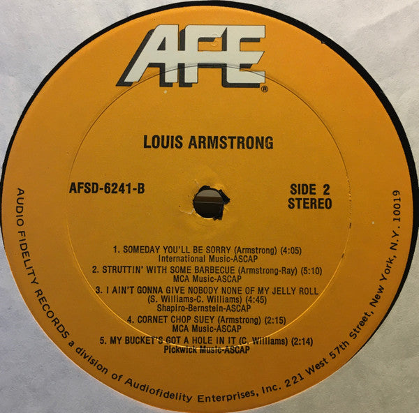 Louis Armstrong - The Definitive Album By Louis Armstrong (Vinyl, LP, Album, Stereo) Very Good (VG) / Very Good (VG)
