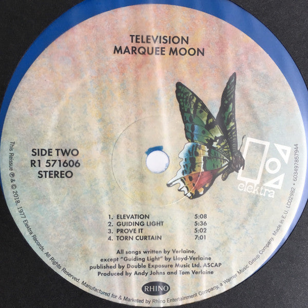 Television - Marquee Moon (Vinyl, Vinyl, All Media, LP, Album, Reissue, LP, Compilation, Limited Edition) Near Mint (NM or M-) / Near Mint (NM or M-)