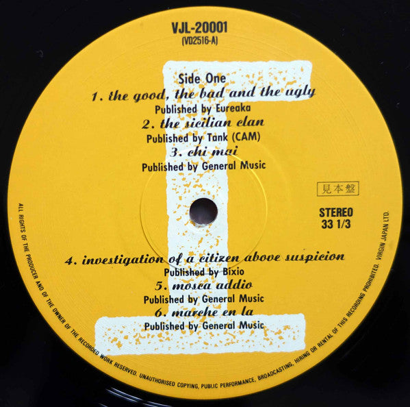 Ennio Morricone - Film Music 1966-1987 = エンニオ・モリコーネ フィルム・ミュージック '68～'87 (2xVinyl, LP, Compilation, Promo) Very Good Plus (VG+) / Very Good Plus (VG+)