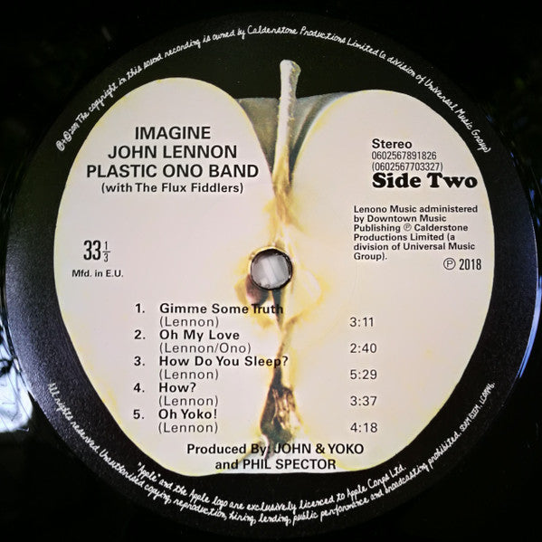 John Lennon - Imagine (Vinyl, Vinyl, All Media, LP, Album, Reissue, Stereo, LP, Stereo, Album) Near Mint (NM or M-) / Near Mint (NM or M-)