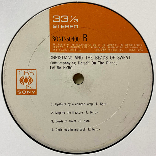 Laura Nyro - Christmas And The Beads Of Sweat (Vinyl, LP, Album) Very Good (VG) / Good Plus (G+)