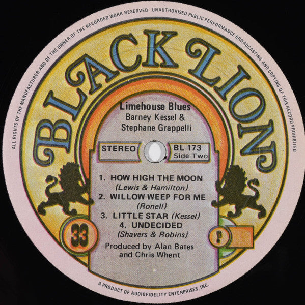 Barney Kessel - Limehouse Blues (Vinyl, LP, Album) Very Good (VG) / Very Good (VG)