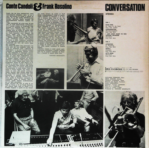 Conte Candoli - Conversation (Vinyl, LP, Promo, Stereo) Very Good (VG) / Very Good (VG)