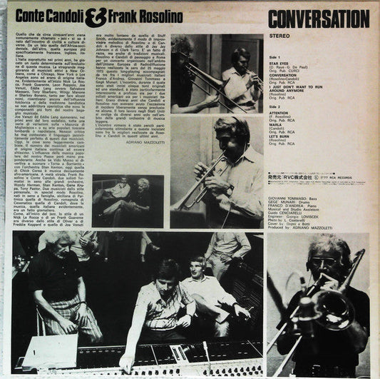 Conte Candoli - Conversation (Vinyl, LP, Promo, Stereo) Very Good (VG) / Very Good (VG)