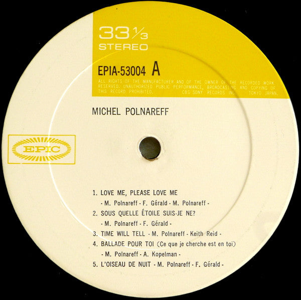 Michel Polnareff - Michel Polnareff (Vinyl, LP, Album, Stereo) Very Good Plus (VG+) / Good Plus (G+)