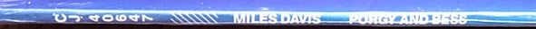 Miles Davis - Porgy And Bess (Vinyl, LP, Album, Limited Edition, Reissue, Remastered) Very Good (VG) / Very Good Plus (VG+)