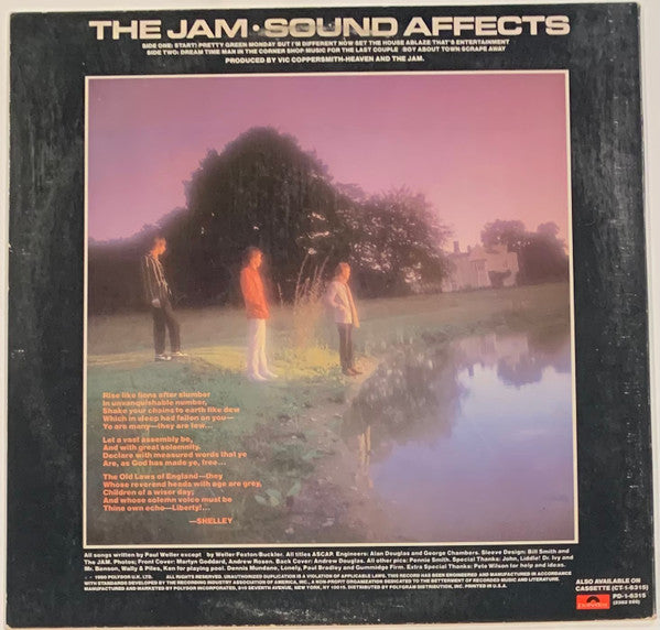 The Jam - Sound Affects (Vinyl, LP, Album) Very Good (VG) / Very Good (VG)