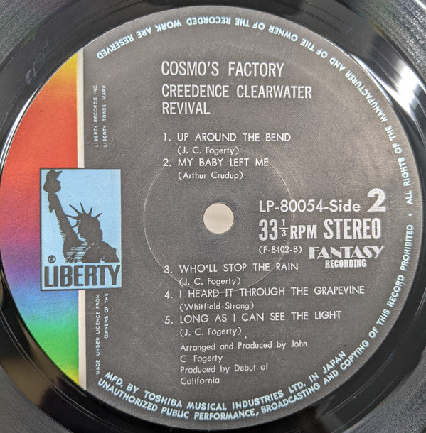 Creedence Clearwater Revival - Cosmo's Factory (Vinyl, LP, Album) Very Good Plus (VG+) / Very Good Plus (VG+)