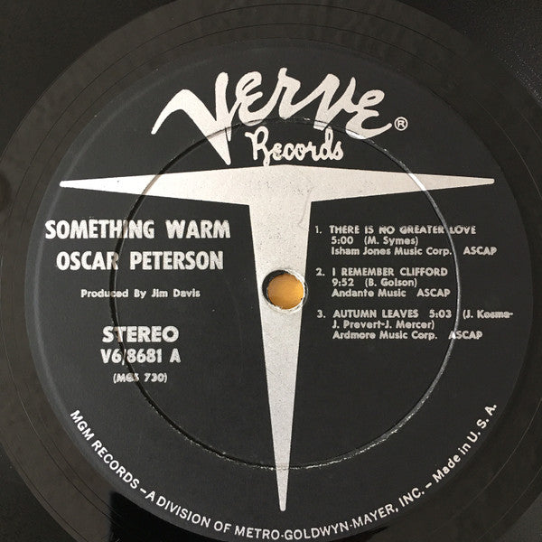 Oscar Peterson - Something Warm (Vinyl, LP, Album, Stereo) Good Plus (G+) / Good Plus (G+)