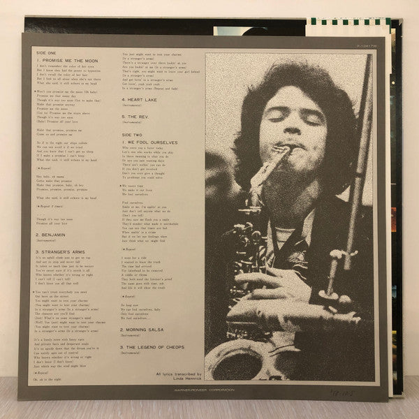 David Sanborn Band - Promise Me The Moon (Vinyl, LP, Album) Very Good Plus (VG+) / Very Good Plus (VG+)