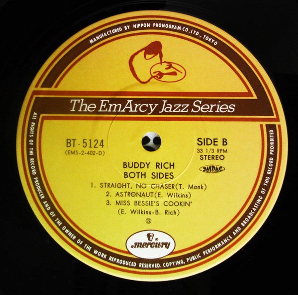 Buddy Rich - Both Sides (2xVinyl, LP, Compilation, Remastered) Near Mint (NM or M-) / Very Good (VG)