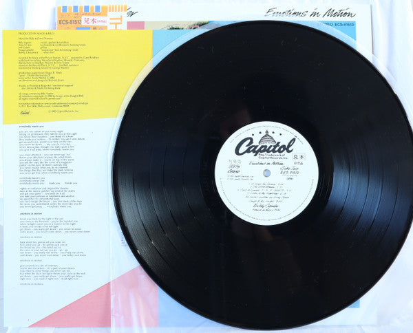 Billy Squier - Emotions In Motion (Vinyl, LP, Album, Promo) Good Plus (G+) / Fair (F)