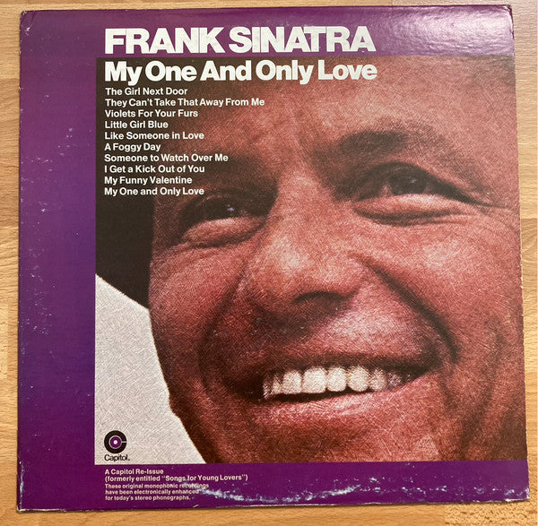 Frank Sinatra - My One And Only Love (Vinyl, LP, Album, Stereo, Reissue) Very Good (VG) / Good Plus (G+)