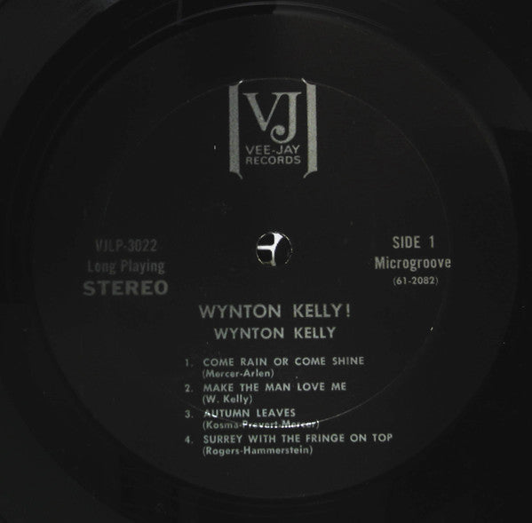 Wynton Kelly - Wynton Kelly! (Vinyl, LP, Album, Stereo) Very Good (VG) / Very Good Plus (VG+)
