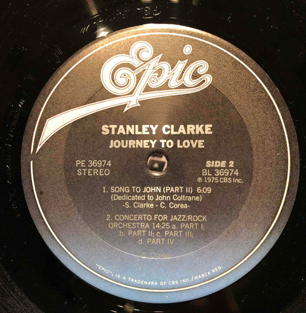 Stanley Clarke - Journey To Love (Vinyl, LP, Album, Reissue) Very Good Plus (VG+) / Very Good Plus (VG+)