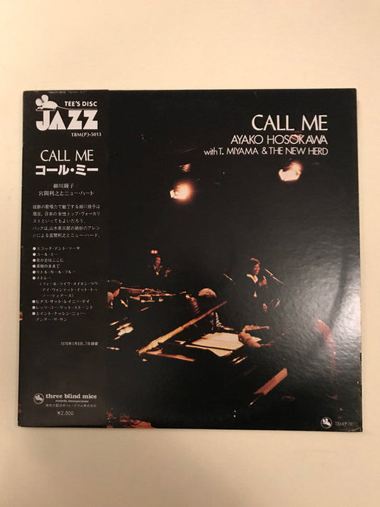 Ayako Hosokawa - Call Me (Vinyl, LP, Album) Near Mint (NM or M-) / Near Mint (NM or M-)