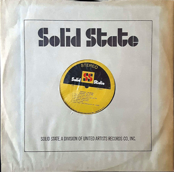 Manny Albam - Brass On Fire (Vinyl, LP) Very Good (VG) / Good Plus (G+)