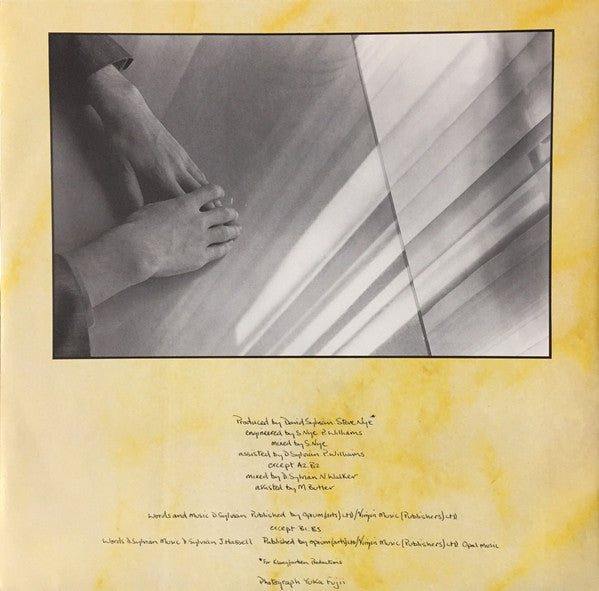 David Sylvian - Brilliant Trees (Vinyl, LP, Album, Stereo) Very Good Plus (VG+) / Good Plus (G+)